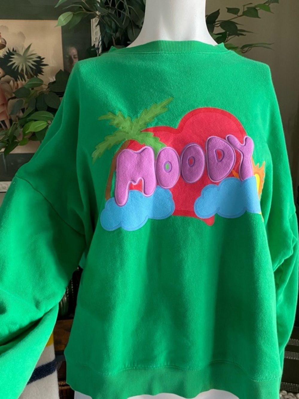 Claudette 'Moody' Graphic Crewneck Sweater - Casual Pullover